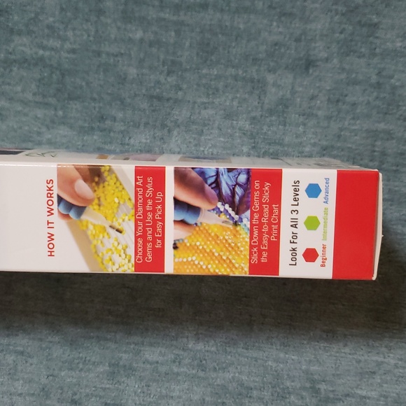 Diamond Art Kit with Pink Rose - Picture 4 of 6